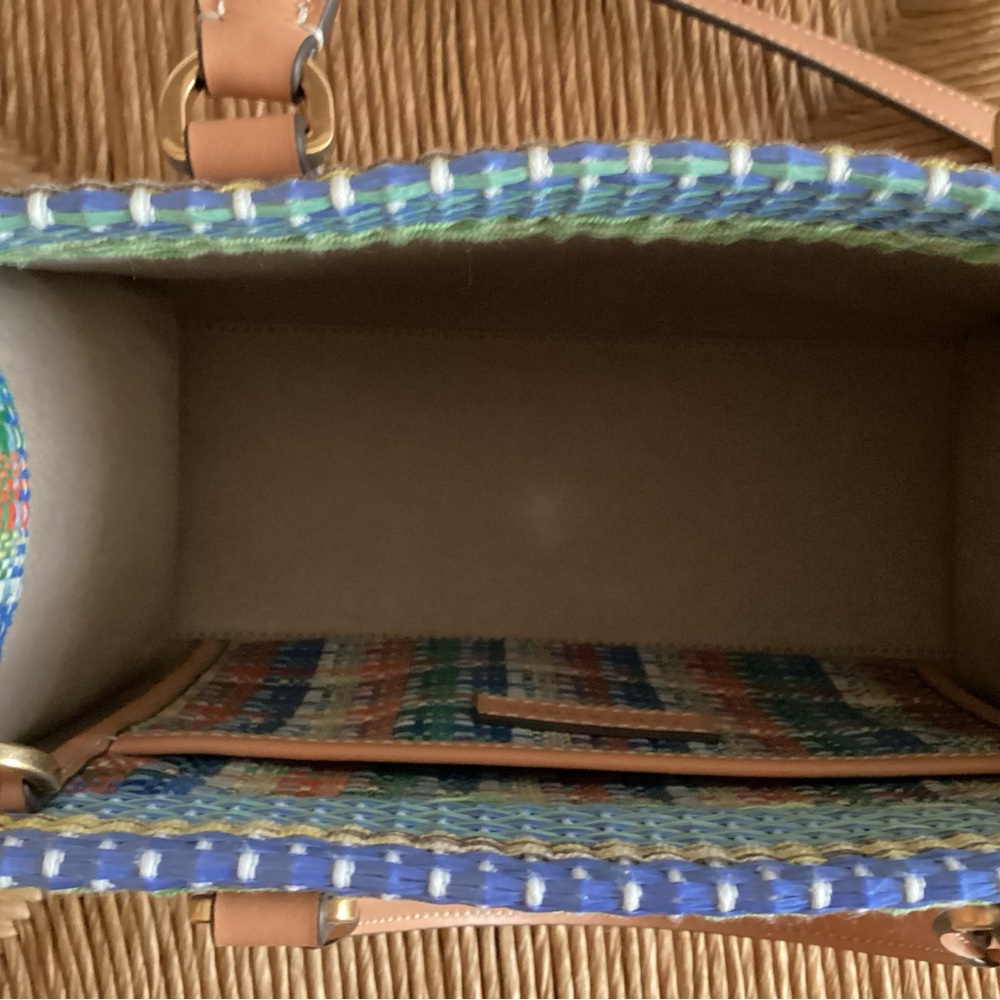 Tory Burch Woven Blake Satchel - Picture 3 of 6